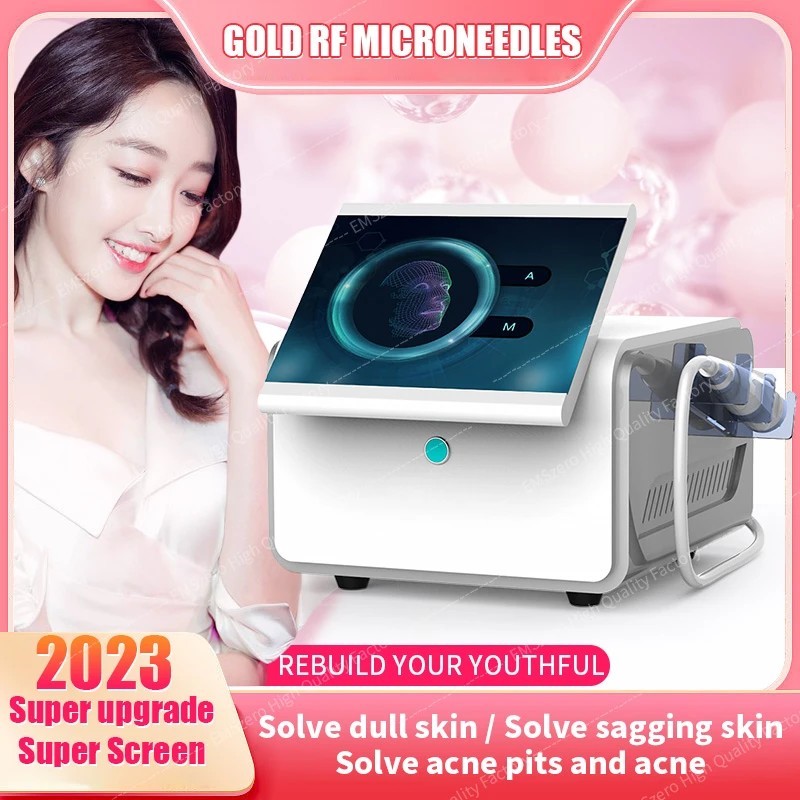 2023 RF Fractional Microneedle Machine with Cold Hammer Skin Tightening Acne Scars Stretch Marks Removal
2023 RF Fractional Microneedle Machine with Cold Hammer Skin Tightening Acne Scars Stretch Marks Removal