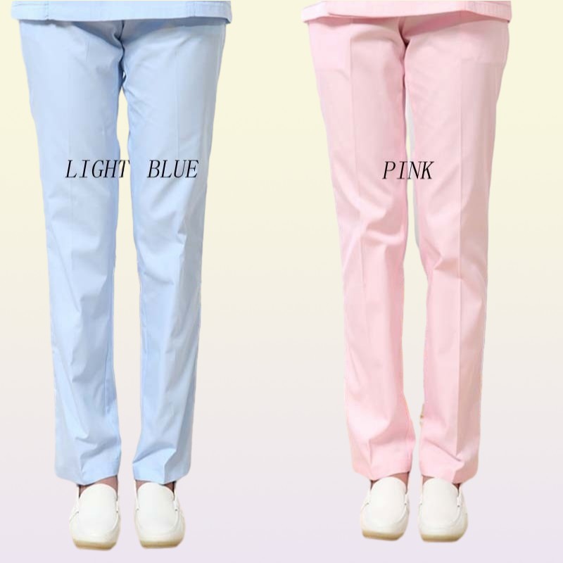 Women Nursing spa beauty salon uniform design nursing scrub long sleeve work uniform health care seven colors Elastic pants7564052