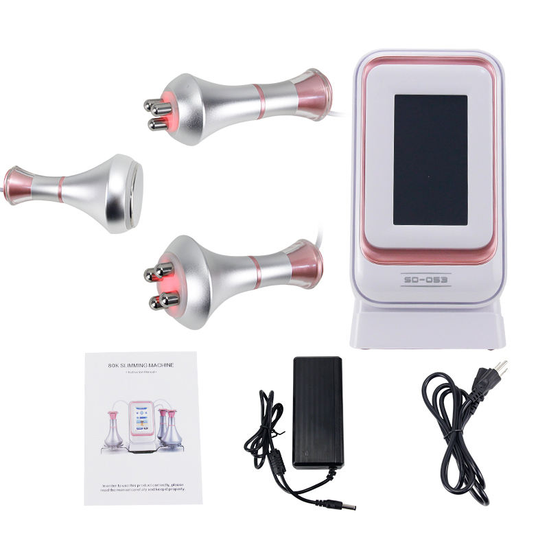 Portable Home Use 3in1 Slimming Machine 80K Cavitation RF Body Shaping Skin Tightening Face Lifting Ultrasonic Radio Frequency Cavi System Fat Loss We