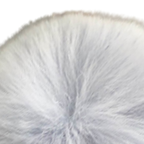Blue8cm Real Genuine Rex Rabbit Fur Bunny Doll Toy Kid Gift Bag Charm Key Chain Keyring Accessories Phone Purse Handbag