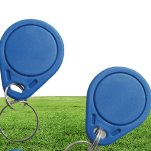 Factory make High quality TK4100 125khz card 100pcslot ISO11785 ABS RFID custom plastic keyfob Key Ring Fob