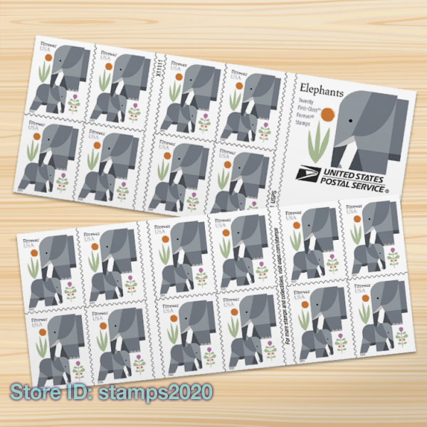Cartoon Elephant Design Booklet of 20 US 100 count Stamp First Class Mail Supply Office School, Us stamps
Cartoon Elephant Design Booklet of 20 US 100 count Stamp First Class Mail Supply Office School, Us stamps
