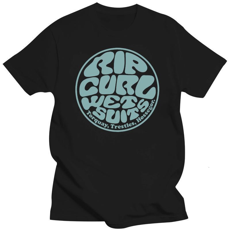 Mens TShirts Clothing Rip Tee Curl Wetty Land TShirt Charcoal Heather Unisex Size S3XL 230406