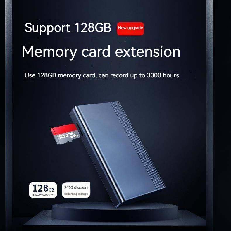 STTWUNAKE Voice Activated Recorder 500hours Digital Recording Device Professional Sound Dictaphone Audio Micro Record Portable Small