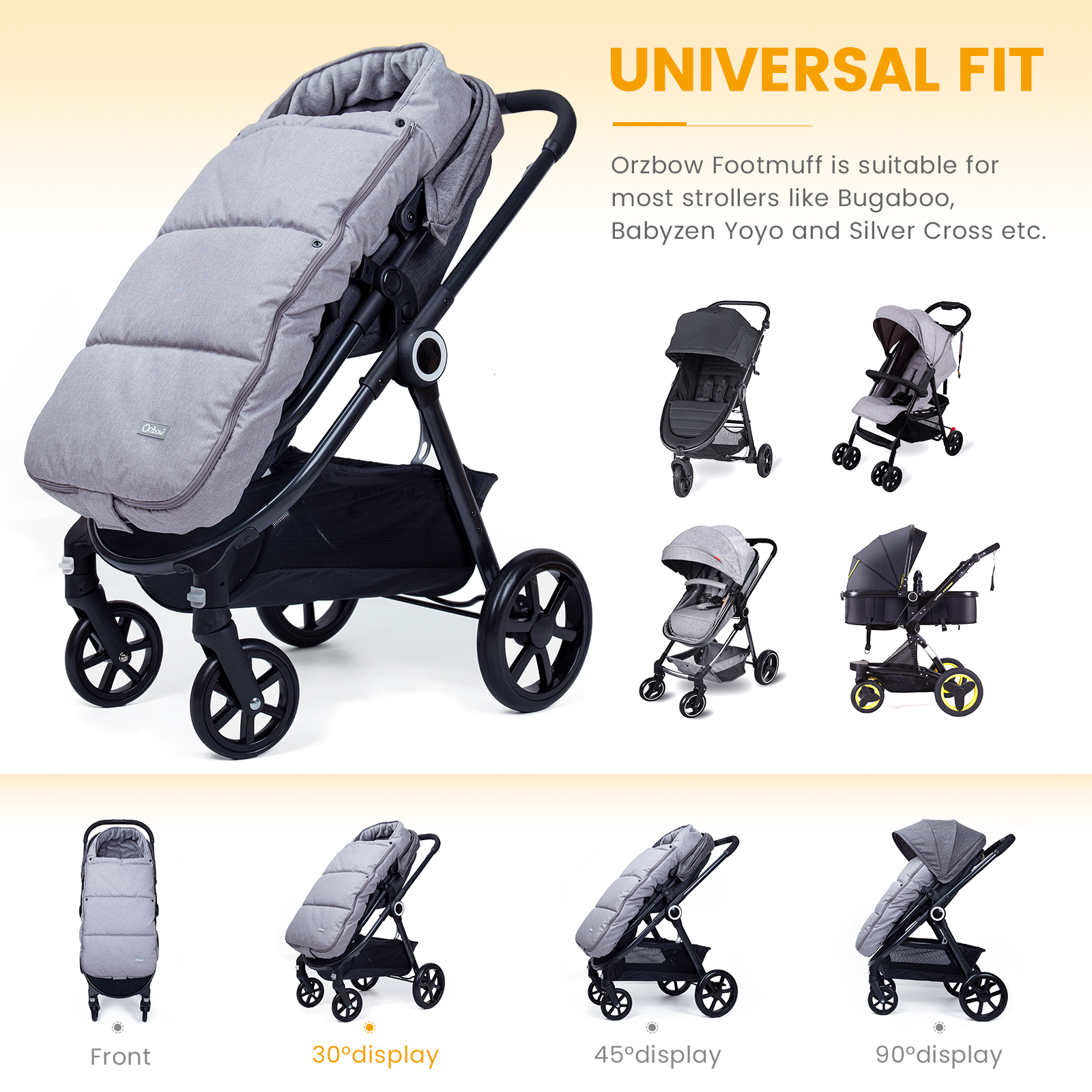 s Orzbow Winter Baby Neonatal Envelope Baby Cart Children's Feet Muff Children's Feet Cover Travel 230407