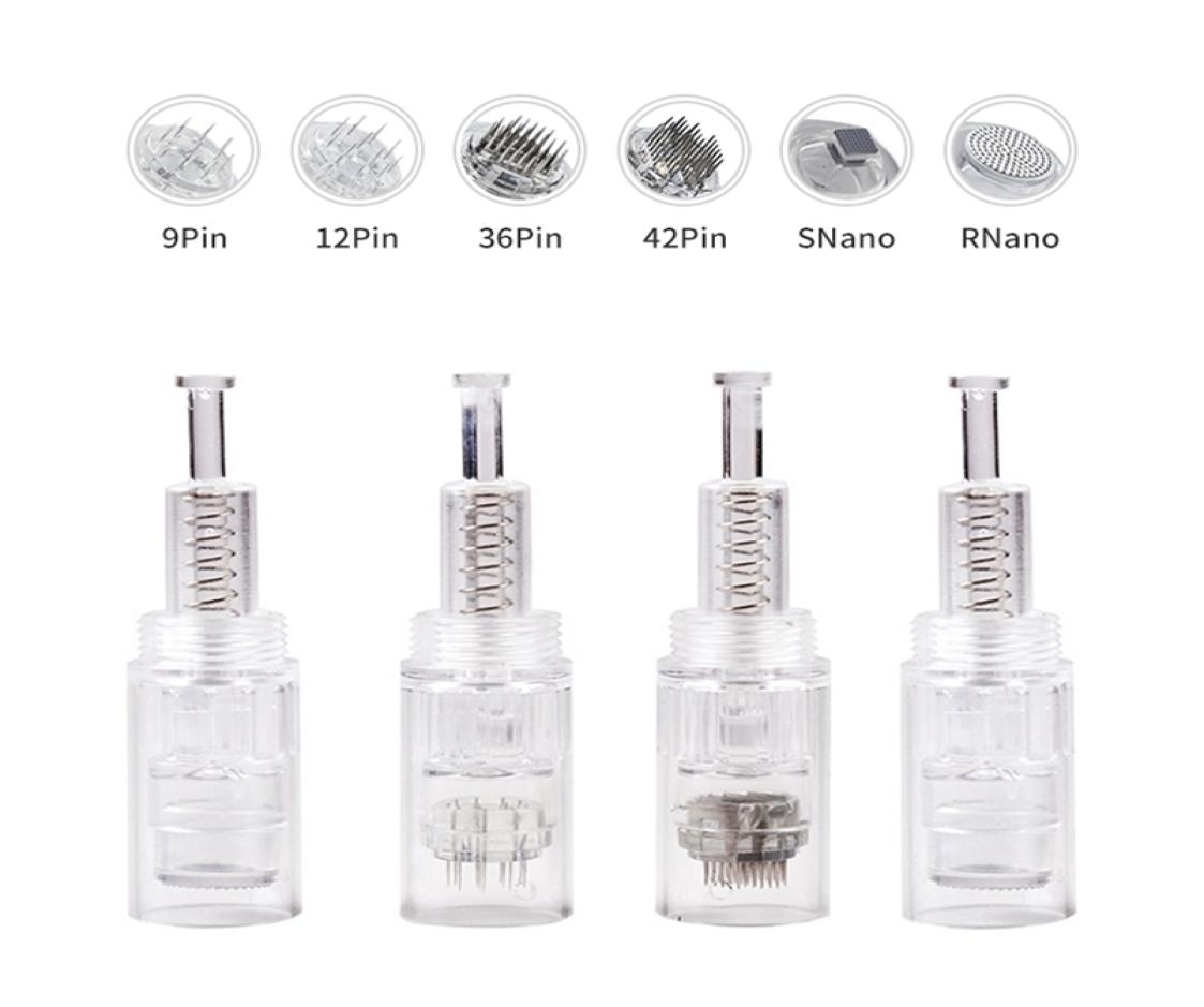 1050pcs Derma Pen Microneeding Screw Needle Cartridge 91236 pinnano For Micro for Electric Microneedle MTS 220316