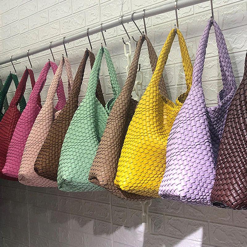 Evening Bags 23 Colors Woven Vegan Leather Bag Large Capacity Hobo Shoulder Women Tote Dedigner Shopper Travel Beach Handbags Purses, Beige
Evening Bags 23 Colors Woven Vegan Leather Bag Large Capacity Hobo Shoulder Women Tote Dedigner Shopper Travel Beach Handbags Purses, Beige