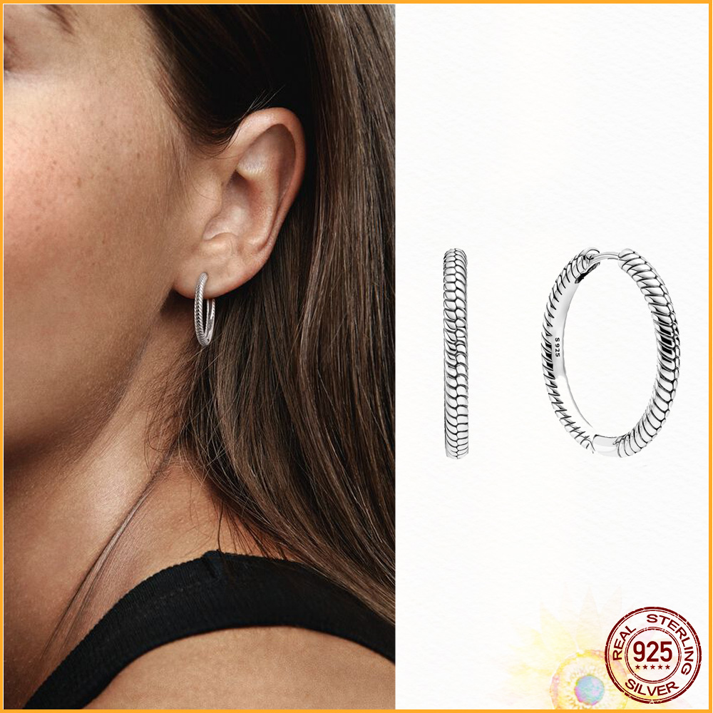 925 Sterling Silver Pendant Charm Double Earrings Are Suitable For Pendant DIY Female Gift Exquisite Jewelry Production Free Shipping