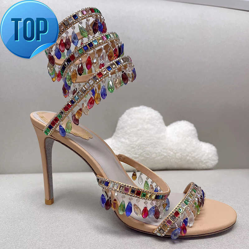 Stiletto High heel jewel sandals snake twining elegant Sandal RENE CAOVILLA crystal Gold rhinestone dress shoes Silver soles women summerheHG, 9#
Stiletto High heel jewel sandals snake twining elegant Sandal RENE CAOVILLA crystal Gold rhinestone dress shoes Silver soles women summerheHG, 9#