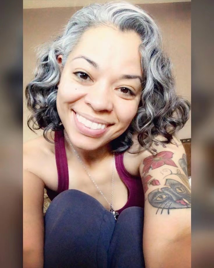 Silver grey silver curls ponytail human hair extension wavy curly naturally gray hairpiece puff bun updo women medium length 120g 1pcs