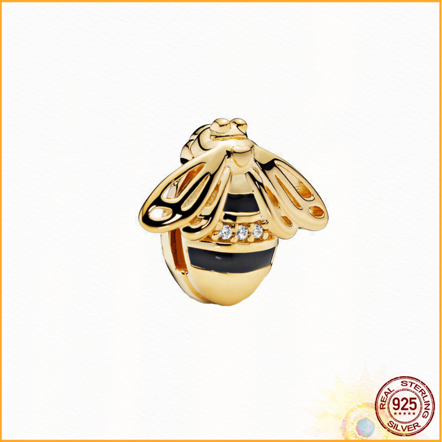 2025 925 Sterling Silver Blue Heart Clip Charm I Suitable for Primitive Reflect Bracelet Women' Jewelry Gift Free Delivery