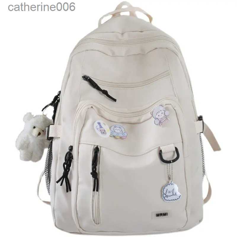 Backpacks Fashion Student College Backpack Large Capacity Cute Student College Backpack School Bag Middle Student Teens Travel BackpackL231108