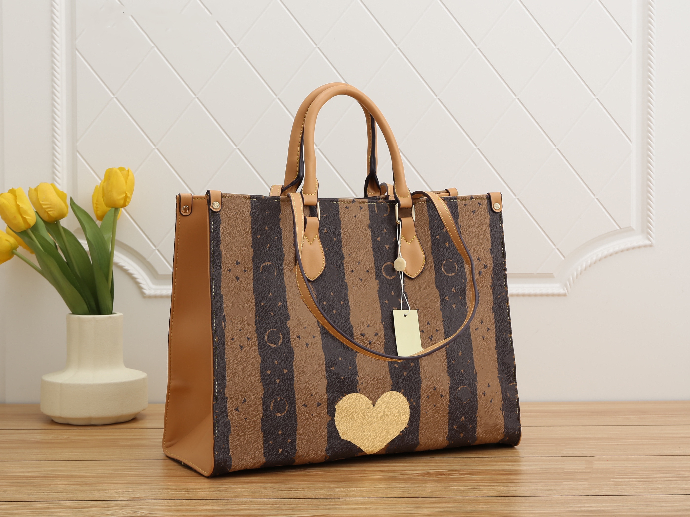 L Tote Bag Women Shoulder Handbag MM High Quality Leather Designer Luxury Crossbody Shopping Bags Purses Letters Flowers Floral One Handle Wallet Backpack, #3
L Tote Bag Women Shoulder Handbag MM High Quality Leather Designer Luxury Crossbody Shopping Bags Purses Letters Flowers Floral One Handle Wallet Backpack, #3