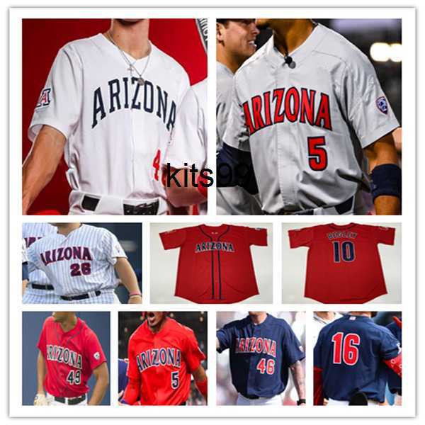 Ncaa College Arizona Wildcats Baseball Jersey Kiko Romero Nik McClaughry Chase Davis Mac Bingham Tyler Casagrande Garen Caulfield Cameron LaLiberte Tony Bullard, Men grey 2
Ncaa College Arizona Wildcats Baseball Jersey Kiko Romero Nik McClaughry Chase Davis Mac Bingham Tyler Casagrande Garen Caulfield Cameron LaLiberte Tony Bullard, Men grey 2