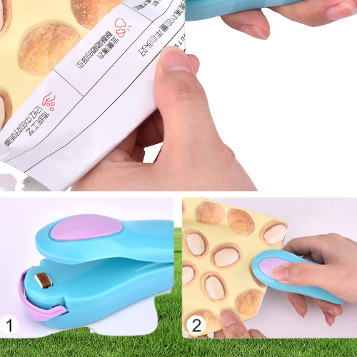 Kitchen Accessories Tools Mini Portable Food Clip Heat Sealing Machine Sealer Home Snack Bag Sealer Kitchen Utensils Gadget Item23