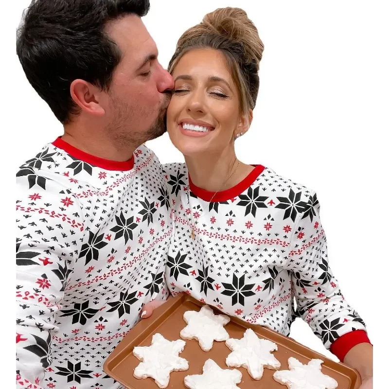 Family Matching Outfits Adult Kid Home Clothes Tops Cartoon Pants Xmas Sleepwear Baby Nightwear Christmas Family Matching Outfit Pajamas Print Sets 23