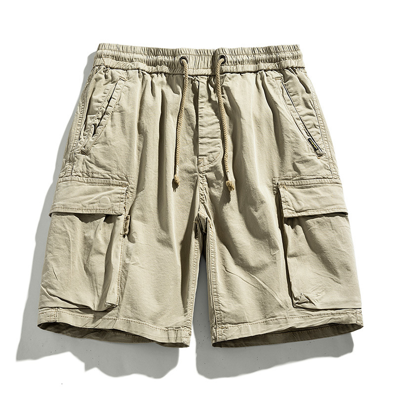Men's Shorts Men's Summer Vintage Classic Soft Cotton Casual Pocket Goods Shorts Men's Coat Fashion Twill Soft Men's Plus Size 230
