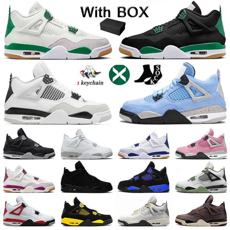 Sb x 4s designer basketball shoes 4 for men women seafoam military black cat pine green sail offs white oreo bred red cement jorde 4s unc jorden sneakers sports with box, A17 black canvas 40-47
Sb x 4s designer basketball shoes 4 for men women seafoam military black cat pine green sail offs white oreo bred red cement jorde 4s unc jorden sneakers sports with box, A17 black canvas 40-47