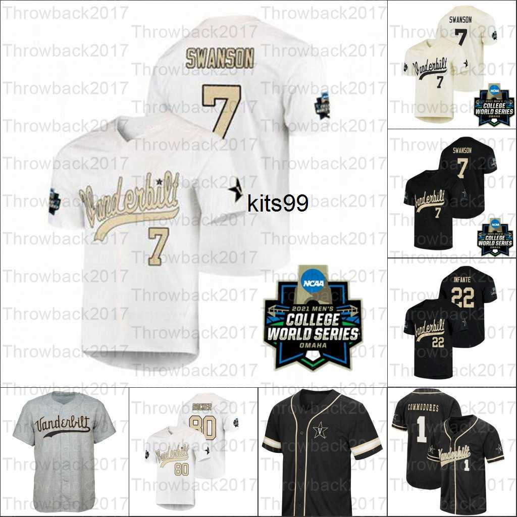 2021 NCAA Vanderbilt College Baseball jerseys Commodores Jack Leiter JJ Bleday Cooper Davis Austin Martin Dansby Swanson Tim Corbin CJ Rodriguez, Black i
2021 NCAA Vanderbilt College Baseball jerseys Commodores Jack Leiter JJ Bleday Cooper Davis Austin Martin Dansby Swanson Tim Corbin CJ Rodriguez, Black i