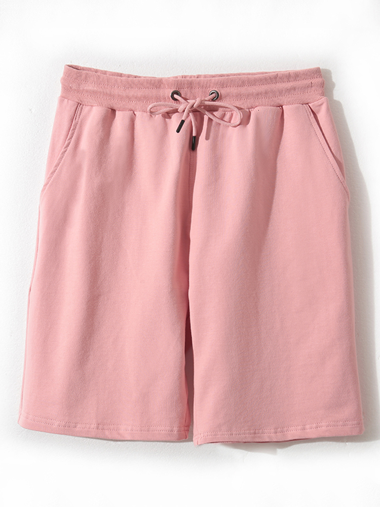 Men's Shorts Summer breathable cotton sweatshirt Men's sweatshirt Fashion solid brushed waist Loose gym casual shorts 230408