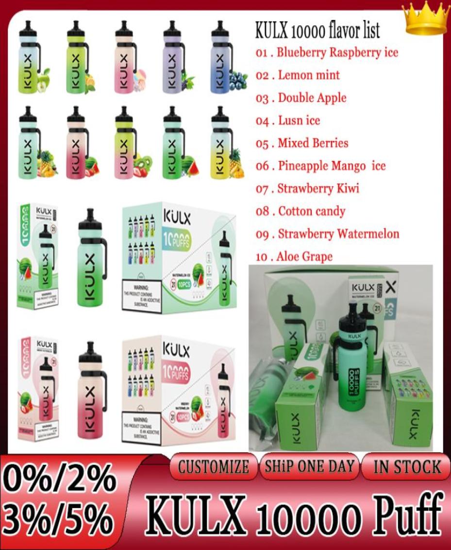 Kulx Disposable E-Cigarette: Airflow Control, 10K Puffs, RGB Light, 10 Flavors (OE2021284)
Kulx Disposable E-Cigarette: Airflow Control, 10K Puffs, RGB Light, 10 Flavors (OE2021284)