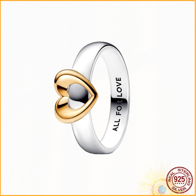 New 925 Sterling Silver Heart Cushion Couple Rings Series Ladies Ring Anniversary Gift Jewelry Free Delivery