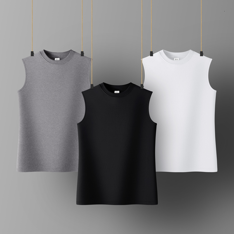 Camisoles Tanks Women's Sleeveless Turtle Neck Women's T-shirt Printed Mesh Women's Spring and Summer Top 230408