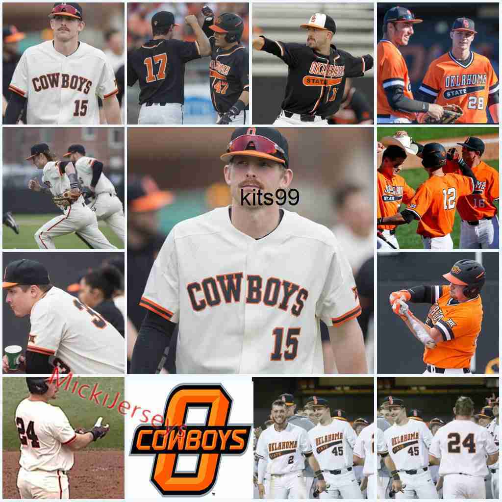 2022 NCAA Custom Oklahoma State Cowboys Baseball Jersey 4 Kaden Polcovich 7 Max Hewitt 1 Hueston Morrill 14 Noah Sifrit 15 Cade Cabbiness 28 Caeden Trenkle OSU Jerseys, Grey 3
2022 NCAA Custom Oklahoma State Cowboys Baseball Jersey 4 Kaden Polcovich 7 Max Hewitt 1 Hueston Morrill 14 Noah Sifrit 15 Cade Cabbiness 28 Caeden Trenkle OSU Jerseys, Grey 3