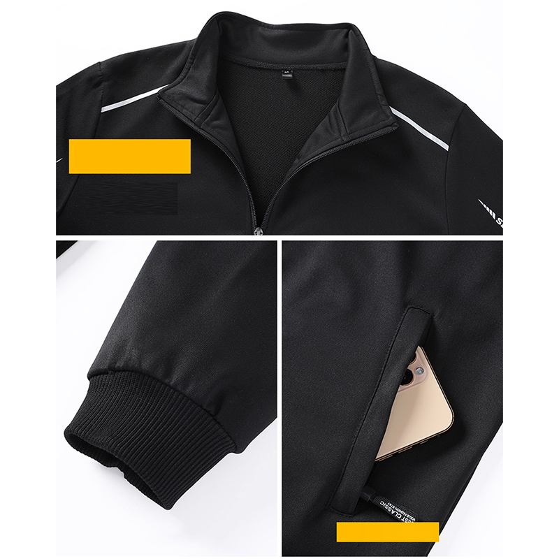 Men's Tracksuits Men's Track Suit Spring and Autumn Men's Zipper Sweatshirt and Sweatpants Two Piece Set Men's Clothing Sweatshirt