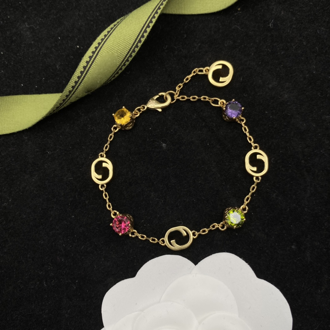 Luxury classic colorful gem bracelet Fashion Necklace Jewelry G Bracelets & Chain wedding Diamond bracelet high quality with box
Luxury classic colorful gem bracelet Fashion Necklace Jewelry G Bracelets & Chain wedding Diamond bracelet high quality with box