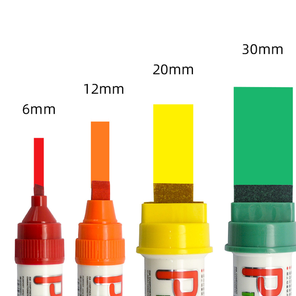 Markers 30mm 20mm 12mm 6mm art marker pens large advertising drawing pens brush marker pens office and school promotional pens 230408