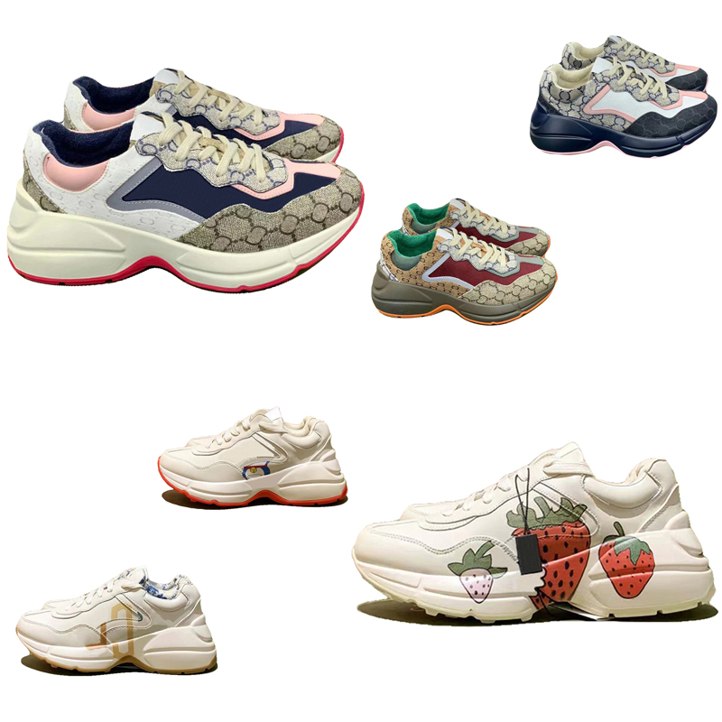 Rhyton Designer Sneakers Men Women Casual Shoes Color block leather sneakers Fashion Vintage Daddy Shoes Chaussures Skateboard Shoes
Rhyton Designer Sneakers Men Women Casual Shoes Color block leather sneakers Fashion Vintage Daddy Shoes Chaussures Skateboard Shoes