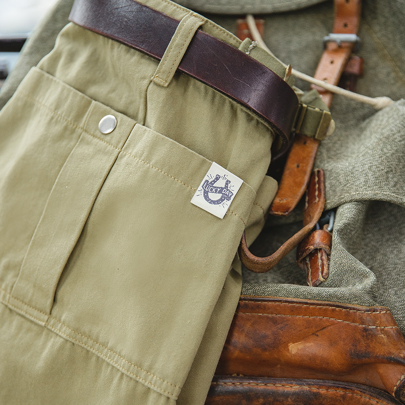 Men's Shorts Maden Big Pocket P37 Overalls Shorts Men's Ami khaki Casual Five Point Pants American Vintage Solid Men's 230408