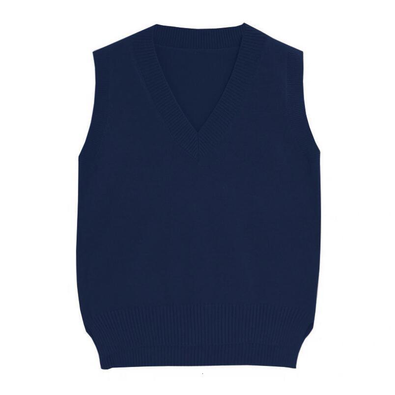 Women's Vests Autumn and Winter South Korean Women's Knitted Sleeveless Women's Loose Tank Top Women's V-Neck Drawn Top 230408