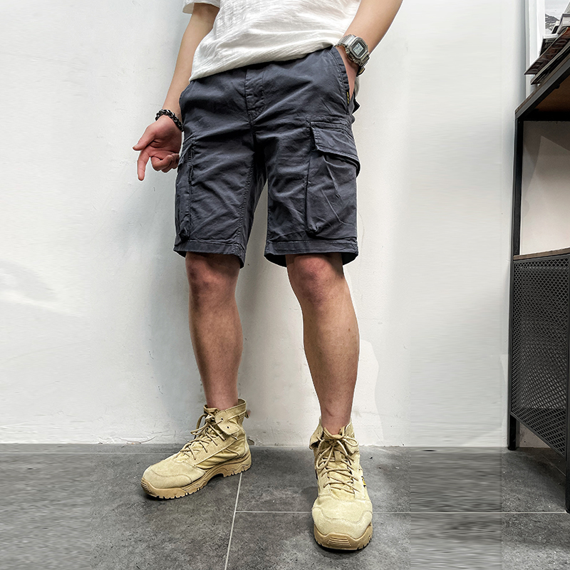 Men's Shorts Men's Summer Vintage Classic Soft Cotton Casual Pocket Goods Shorts Men's Coat Fashion Twill Soft Men's Plus Size 230
