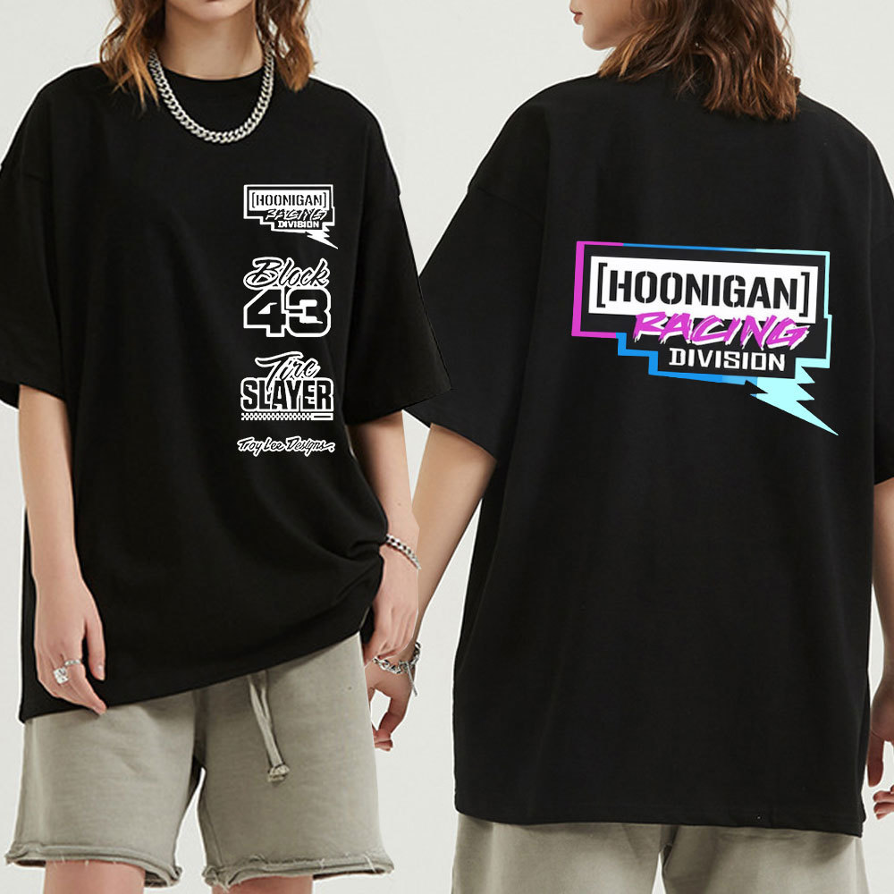 Men's T-Shirts Ken Block 43 T-shirt Men's Graphic Print T-shirts Aesthetic Gothic Casual Cotton Oversized Short Sleeve T Shirts Tops Streetw