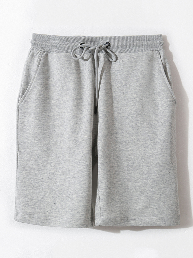 Men's Shorts Summer breathable cotton sweatshirt Men's sweatshirt Fashion solid brushed waist Loose gym casual shorts 230408