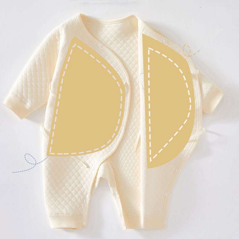 Rompers Warm Cotton born Pajamas Kid baby Boys Girls Clothes Autumn Romper Cute Sweet Bear Jumpsuit Long Sleeve Fall Baby Outfit 230425