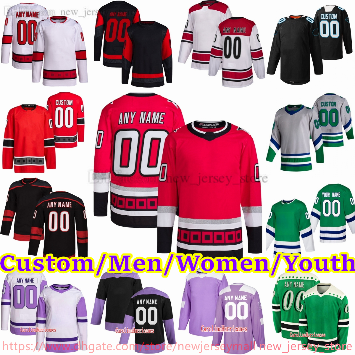 New Ice Hockey 37 Andrei Svechnikov Jersey Stitch 20 Sebastian Aho Staal Brady Skjei Seth Jarvis Teuvo Teravainen Jaccob Slavin Jesperi Kotkaniemi Jerseys Home away