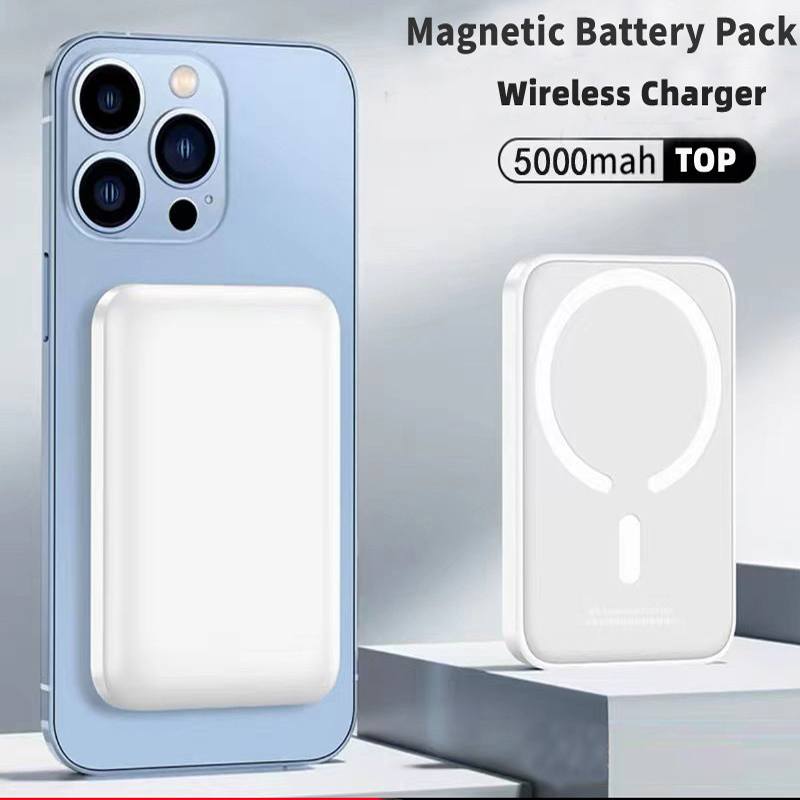 Battery Pack MagSafe 5000mAh Capacity Power Banks Wireless Charger Powerbank for iPhone 12 13 Pro Max Mini with Official Retail Box
Battery Pack MagSafe 5000mAh Capacity Power Banks Wireless Charger Powerbank for iPhone 12 13 Pro Max Mini with Official Retail Box