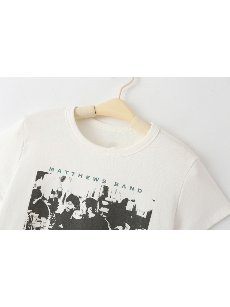 Women s T Shirt PUWD Women Printed Character Patterns Soft Cotton Tees Summer Fashion Ladies O Neck Short Sleeves Female Knitted Casual Top 230407