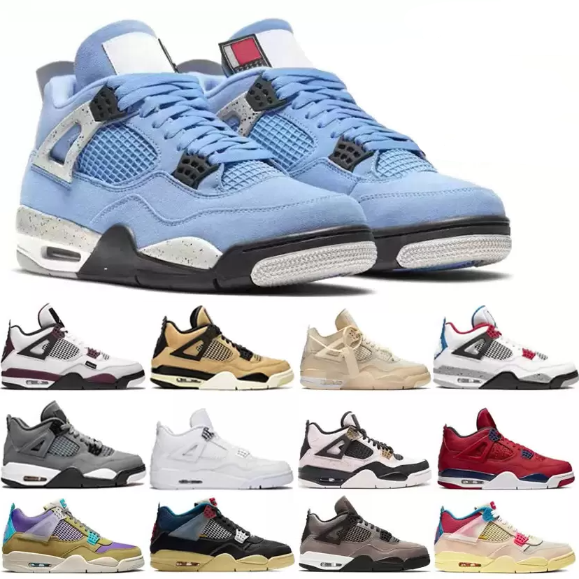 New Jumpman 4s IV 4 Basketball Shoes Fire Red University Blue Military Black Cat Sail Cement Hyper Royal Motorsport White Cement Lightning Men Women Trainer Sneaker, #55
New Jumpman 4s IV 4 Basketball Shoes Fire Red University Blue Military Black Cat Sail Cement Hyper Royal Motorsport White Cement Lightning Men Women Trainer Sneaker, #55