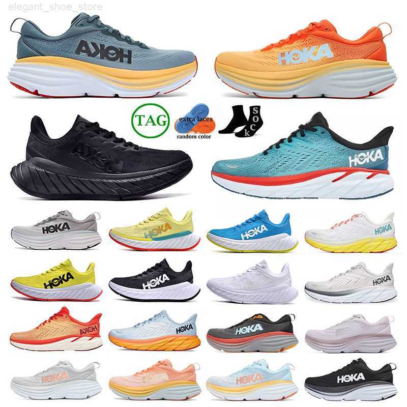 

WITH BOX designer 2023 New HOKA ONE running shoes Bondi Clifton 8 Carbon x 2 mens womens Accepted lifestyle Shock absorption highway on Cloud designer trainers, Carbon x2 (3) 36.5-42.5