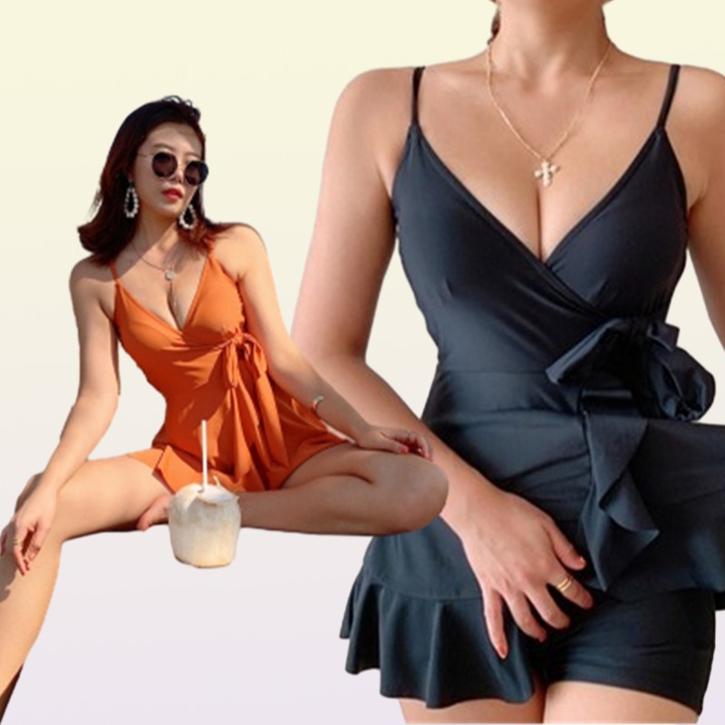 Fast delivery Women039s Tummy Control One Piece Swimsuit Swimdress Skirted Bathing Suit Y2008249881498