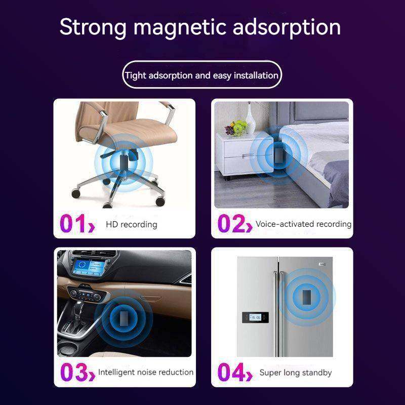 STTWUNAKE Voice Activated Recorder 500hours Digital Recording Device Professional Sound Dictaphone Audio Micro Record Portable Small