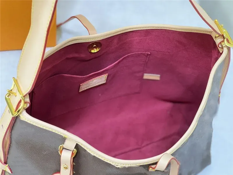 men designer tote bag CARRYALL MM Leather Handle Totes With mini Wallet Women Shopping Bag European &American Style M46203 Brown Fashion Ladies Pockets
men designer tote bag CARRYALL MM Leather Handle Totes With mini Wallet Women Shopping Bag European &American Style M46203 Brown Fashion Ladies Pockets
