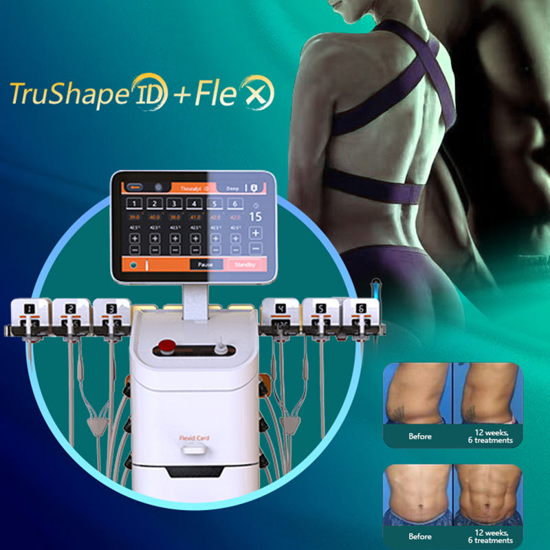 Slimming Vertical Orange TruShape Flex MDS 4 channels 3 Working Mode 16 Handle Body Shaping Trusculpt Flex