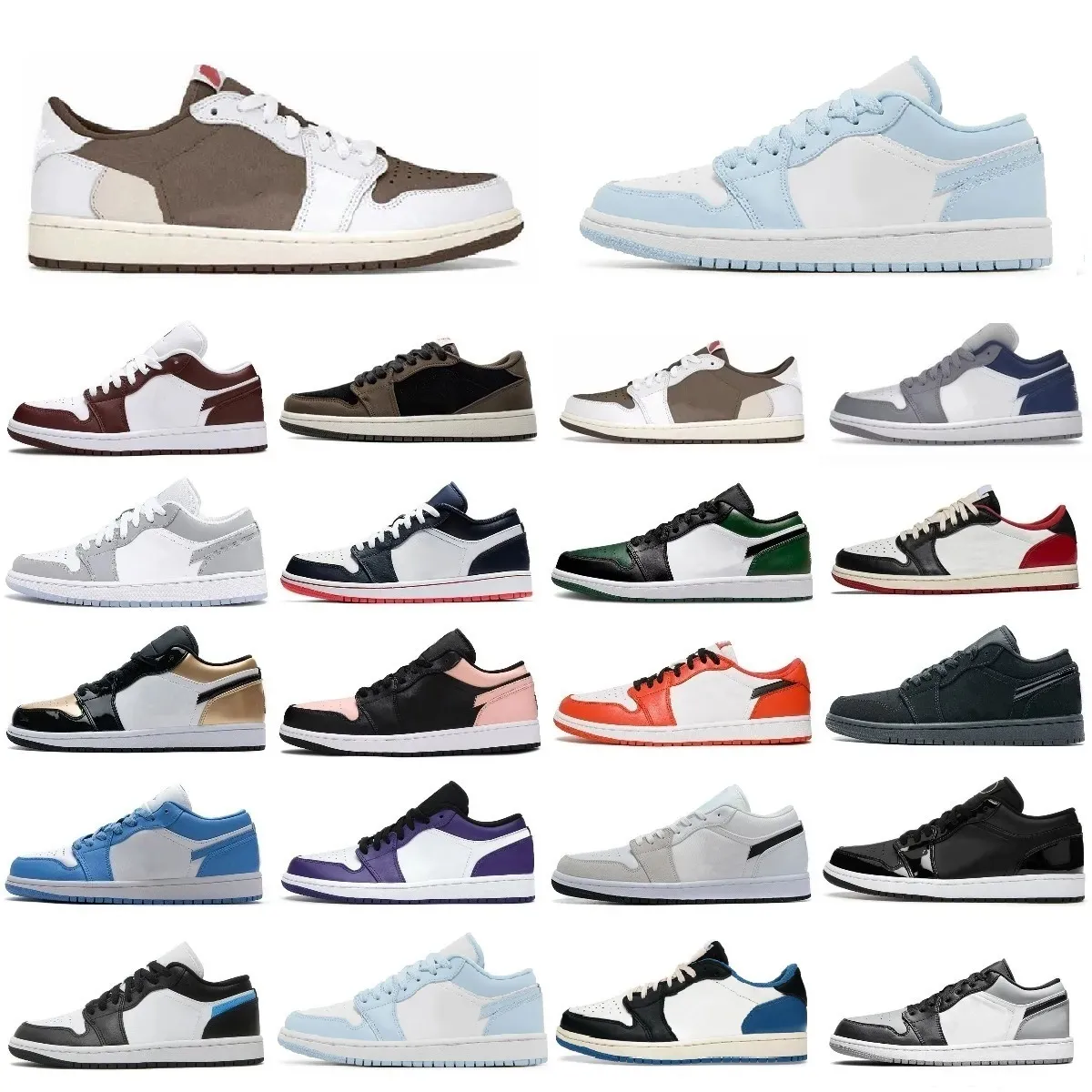 Jumpman 1 Low Basketball Shoes 1s Men Pine Green Pairs University Blue Smoke Grey Starfish Red Obsidian Women Yellow Banned Bred Chicago Toe Court Purple 36-47 Running, Lavender
Jumpman 1 Low Basketball Shoes 1s Men Pine Green Pairs University Blue Smoke Grey Starfish Red Obsidian Women Yellow Banned Bred Chicago Toe Court Purple 36-47 Running, Lavender