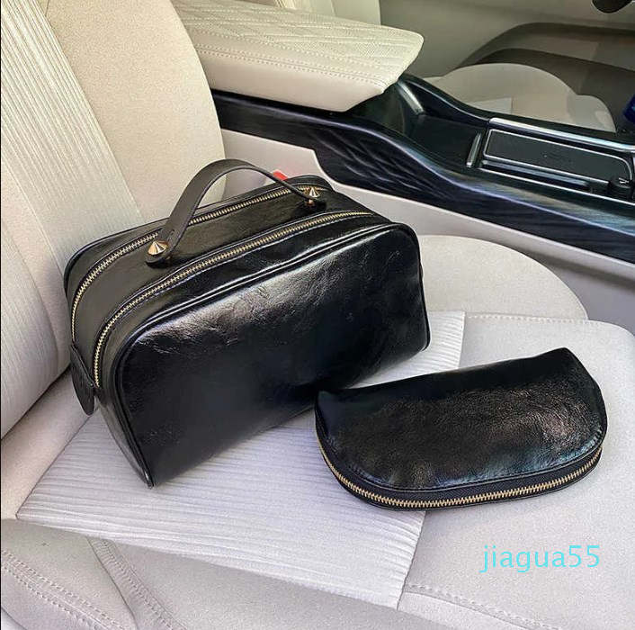 Designer-Makeup Bag Women's Large Capacity Advanced Travel Cosmetics Storage Bag Portable Wash Bag Student Storage, Black--27*16cm
Designer-Makeup Bag Women's Large Capacity Advanced Travel Cosmetics Storage Bag Portable Wash Bag Student Storage, Black--27*16cm