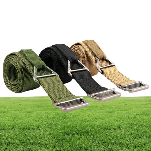 High Density Nylon Multifunction Waist Belt Emergency Bundling Strap With Full Metal Buckle For Camping Climbing Hiking Rescue